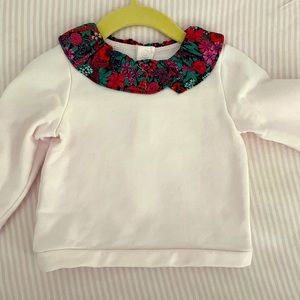 New Jacadi sweatshirt with adorable collar